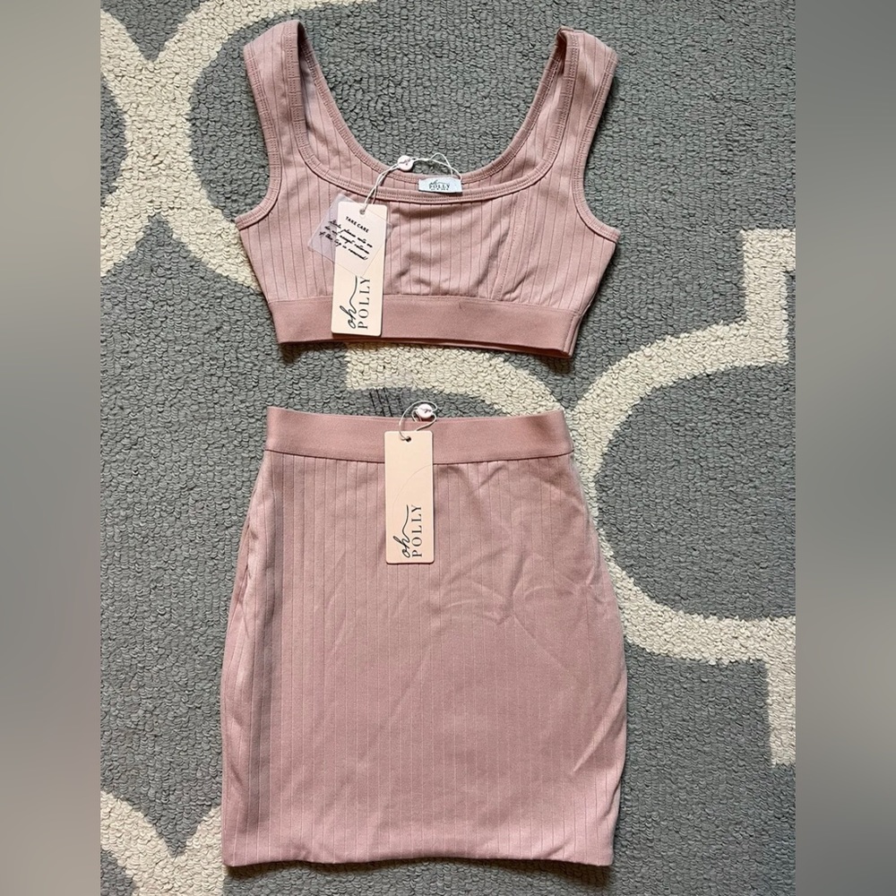 Oh Polly 2 piece body con set NWT